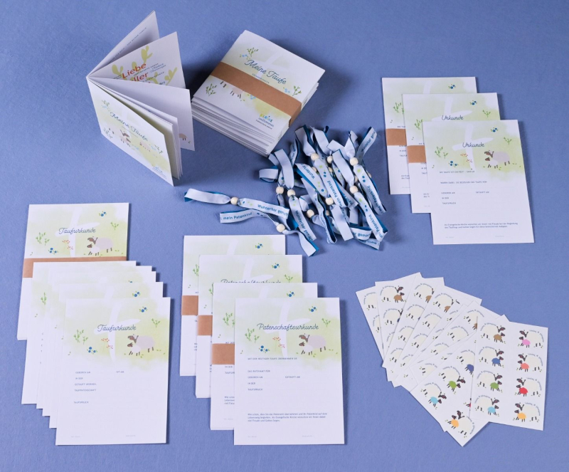 Preview: Kleine willkommen: Set 2 - Taufe, Motiv Schaf Preview: Kleine willkommen: Set 2 - Taufe, Motiv Schaf